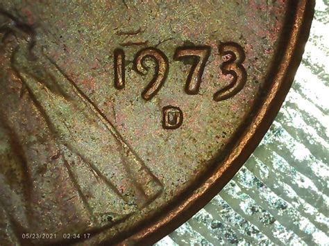1973-D/D Lincoln Penny Cent Repunched Mint Mark RPM Multiple Errors ...