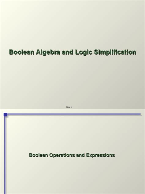 Image result for Using Boolean Algebra Simplification of Boolean Function