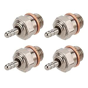 HEAVENGLOW Set of 4 70117 N4 Super Glow Plug #4 Spark Med for HSP 1/10 ...