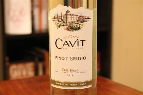Cavit Pinot Grigio 2015 Bottle - FIrst Pour Wine