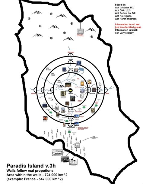 Accurate map of Paradis : r/attackontitan