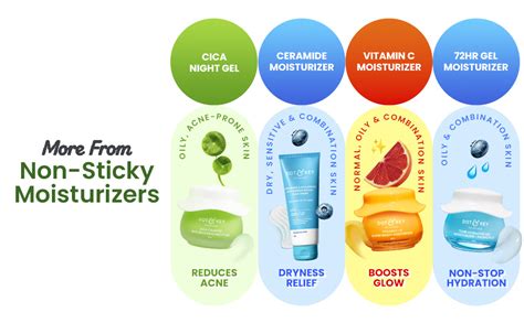 Dot & Key CICA Calming Skin Renewing Night Gel | For Oily, Acne Prone ...