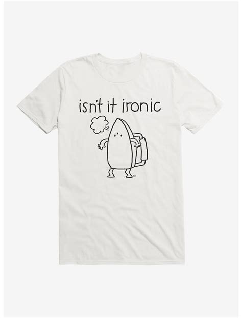 Isn't It Ironic T-Shirt - WHITE | Hot Topic