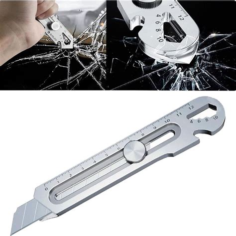 6 In 1 Utility Cutter Cardboard All Purpose Knife Stainless Steel