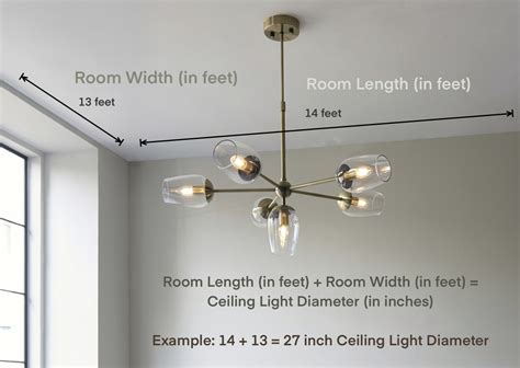 What size should my ceiling light be? Ceiling Light Size Guide - Lightbox