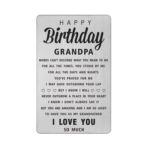Happy Birthday Grandpa Cards