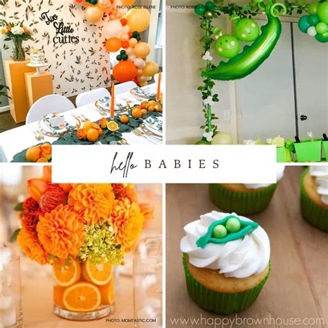 Twin Baby Shower Ideas Themes