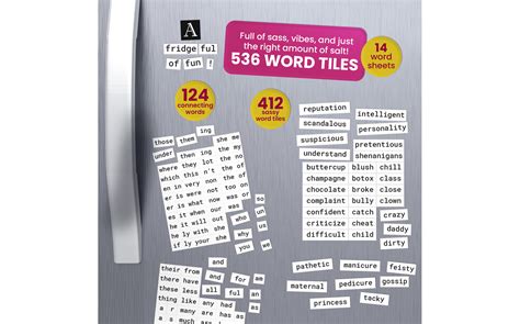 Poetry Tiles Sassy Words Themed Kit – Games