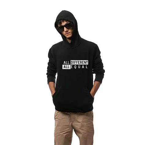 All Different All Equal Hoodie Black – Alma Mater Store
