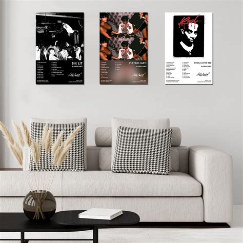 Playboi Carti Poster Album Cover Limited Edition Posters Set 3 ...