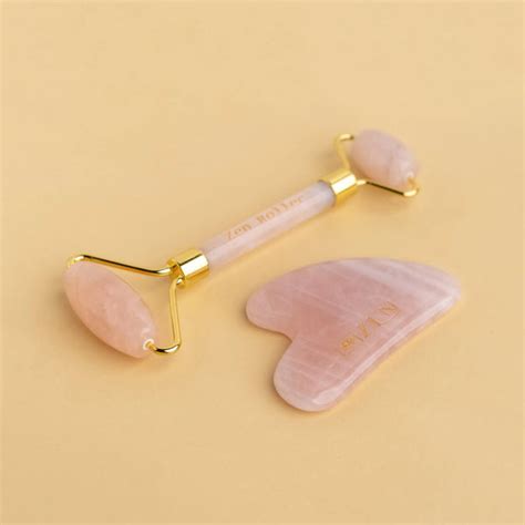 ZEN Rose Quartz Roller & Gua Sha [COMBO] | Authentic & Certified | The ...