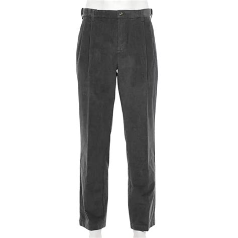 Men's Croft & Barrow® Classic-Fit Corduroy Pleated Pants