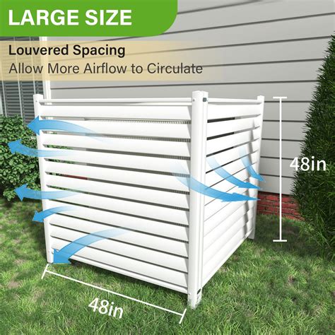 Snapklik.com : Beimo 48 "H X 48 "W Air Conditioner Fence Privacy ...