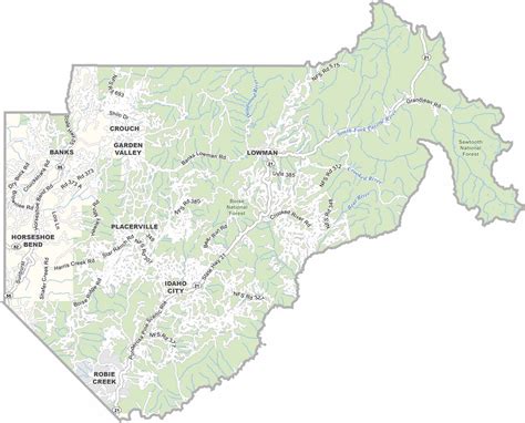 Ada County Map, Idaho - US County Maps