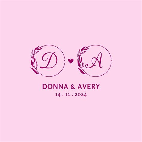 Infinity Wedding Logo AA Letters, Monogram AA Initial Wedding, Aa Logo