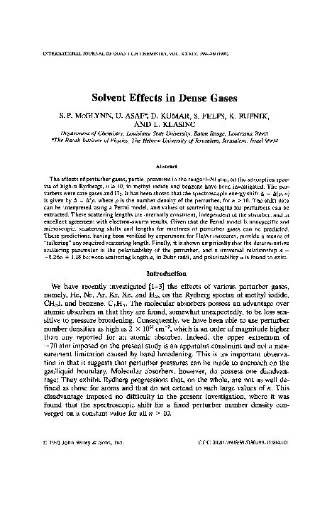 Solvent Effects 的图像结果