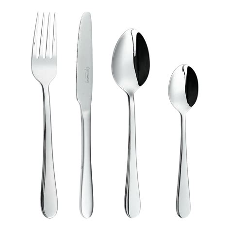 24-piece cutlery set, stainless steel - Grunwerg | KitchenShop