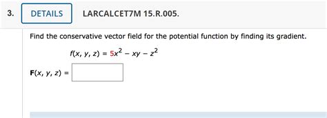 Conservative Vector Field 的图像结果