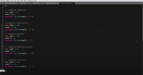 Compound Assignment JavaScript 的图像结果