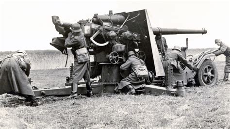 German 88 Cm Flak 25222 "Preparing For Action, No.1" Two Members Of