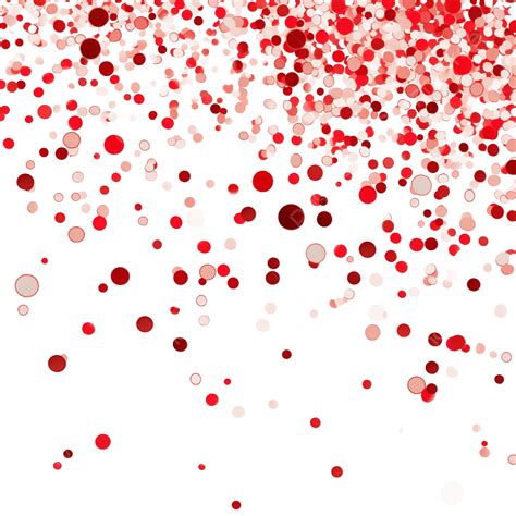 Red Dots Confetti Red Sparkle Decoration Cutout Png File, Red, Dots ...