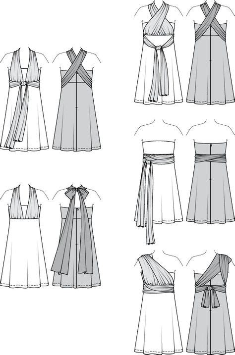 Image result for Infinity Dress Pattern