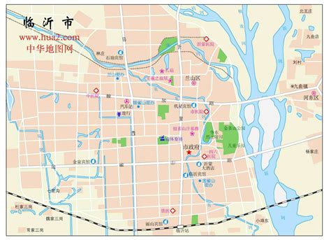 临沂市市区地图|临沂市市区地图全图高清版大图片|旅途风景图片网|www.visacits.com