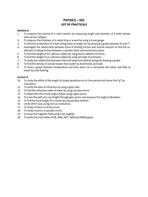 SSC Physics Practical 的图像结果