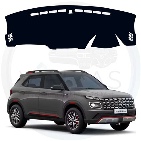 Car Dashboard Cover Mat For Hyundai Venue N Line 2022 To 2025 – Vinzas