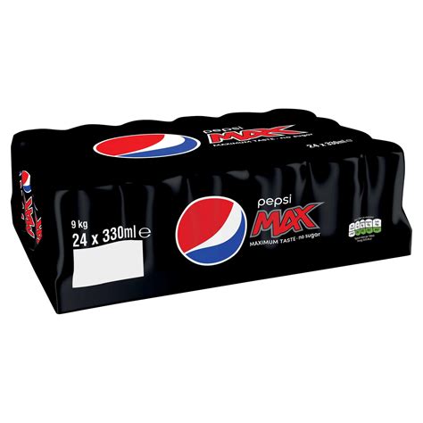 Pepsi Max Cans 24 x 330ml | 24 Packs | Iceland Foods
