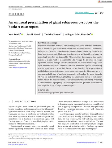 Image result for Sebaceous Cyst On Back