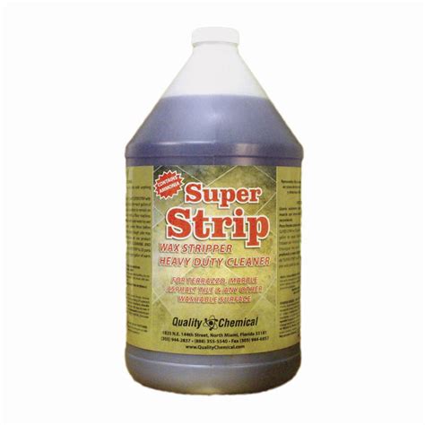 Super Strip Commercial Floor Wax Stripper with Ammonia - 1 gallon (128 ...