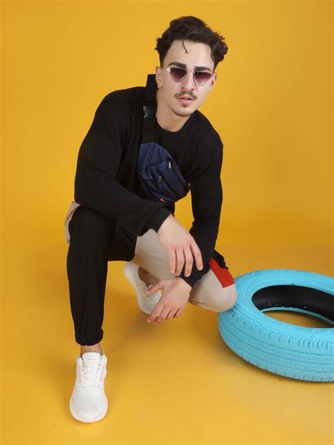 Men Color Block Baggy Fit Joggers - Dexter – The Dance Bible