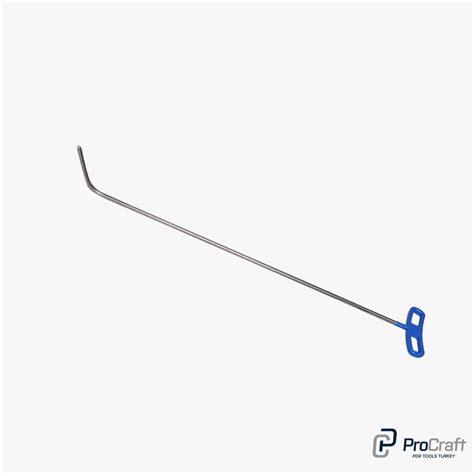 ProCraft PDR Hail Fender Door Rod Single Bend Ball Tip J Hook 10x750mm