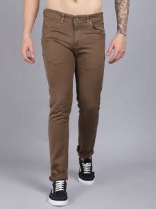 CANTABIL Regular Fit Men Brown Trousers - Buy CANTABIL Regular Fit Men ...