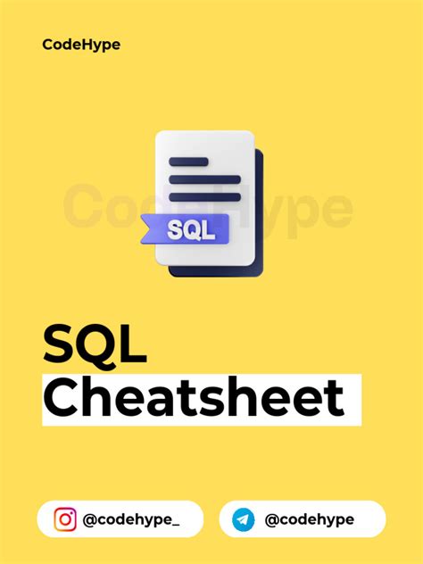 Image result for SQL Basic Syntax PDF