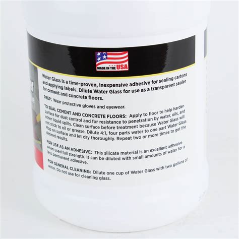 Water Glass / Sodium Silicate | Lehman's