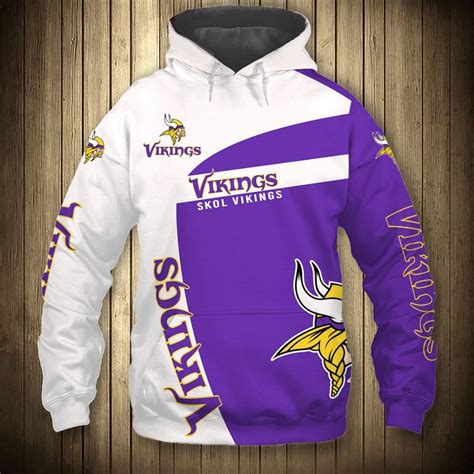 Minnesota Vikings 3D Printed Hoodie For Big Fans - Vikingsfanstore.com