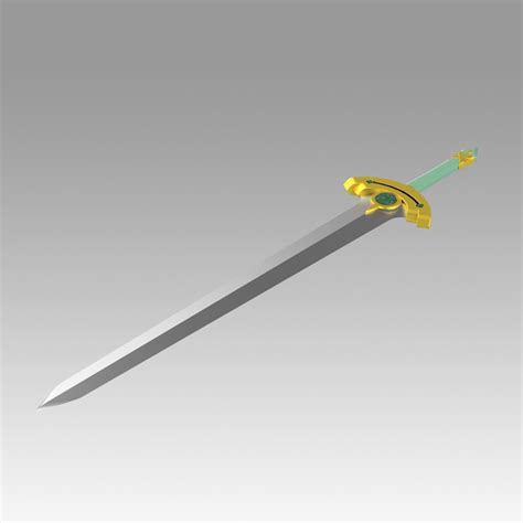 STL file Sword Art Online SAO Kirigaya Suguha Leafa Sword 🗡️ (OBJ)・3D ...
