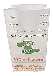 Disposable Vomiting bag Sickness Bag for Travel 25 pcs Large Size ...