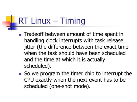 Image result for RTLinux Several Clocks Timing Functionality