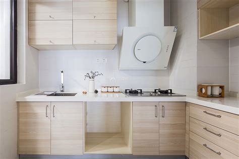 木色北欧厨房设计实景 – 设计本装修效果图