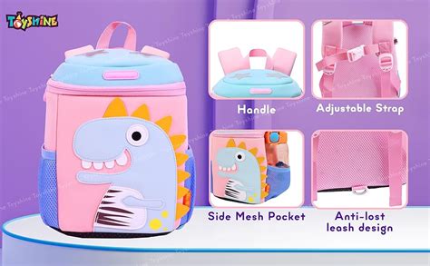 Buy Toyshine 11" Dinosaur Frappe Backpacks for Kids Girls Boys Cute ...