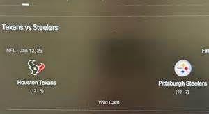 Google's Insane Glitch Crowns Steelers-Texans Wild Card Winner Before ...