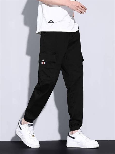 Buy Black Relax Fit Cargo Pant For Men | tagdo
