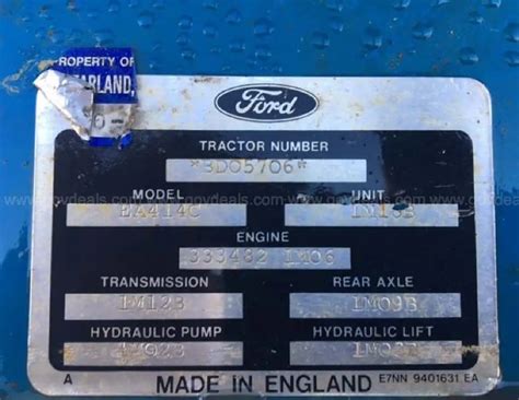 1992 Ford Tractor | GovDeals