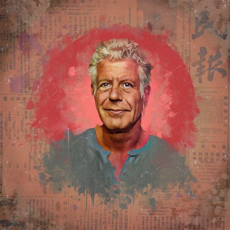My portrait of the man we miss so much : r/AnthonyBourdain