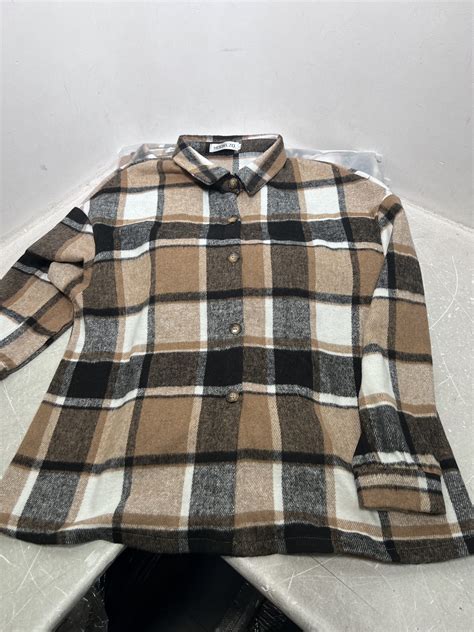 5 PACK - Assorted Sizes Oversized Flannel Shirts for Men, Plaid Shirts ...