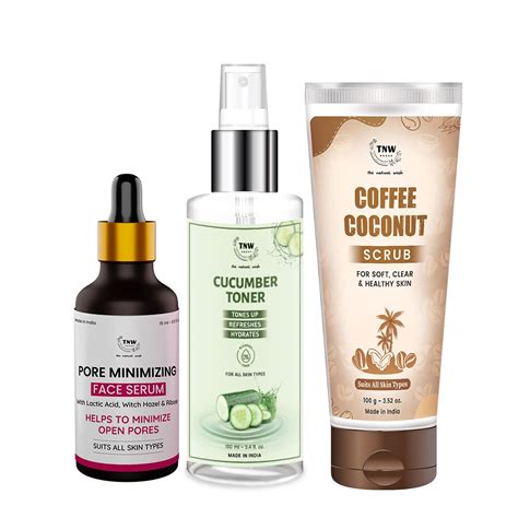 Buy TNW-The Natural Wash Skincare Combo of 3 with Coffee Coconut Scrub ...