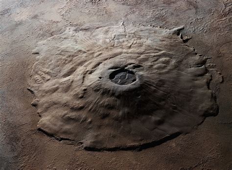 火星上有火山吗？最大火山在上面，高度超珠峰2倍，喷发1亿多年|火山|火星|奥林帕斯山_新浪新闻